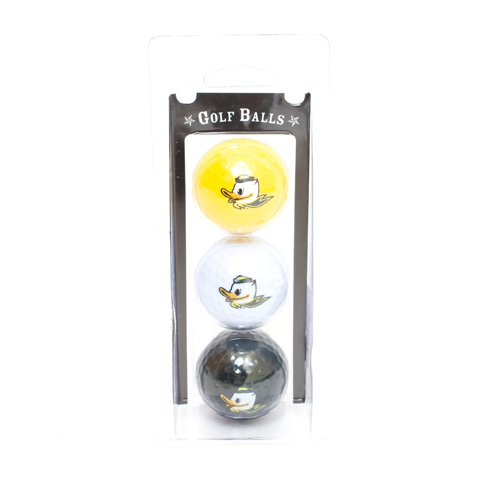 Fighting Duck, Golf Ball, 3 Pack